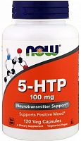 Аминокислота Now Foods, 5-HTP, 100 мг