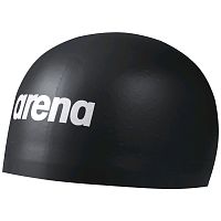 Шапочка для плавания Arena 3D Soft черная /000400-501/