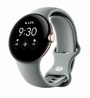 Смарт-годинник Fitbit Google pixel watch 4G LTE + Bluetooth® / Wi-Fi Hazel / Champagne Gold Stainless Steel