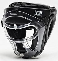Боксерский шлем Leone Plastic Pad Black (500123)