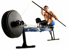 Тренажер для гребли на байдарке  оборудованный электроникой Kayakpro SpeedStroke Gym
