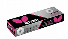 М'ячі Butterfly 3* R40+ Plastic (12 шт, білий) (bbr12)