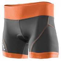 Женские шорты для триатлона 2XU Perform Low Rise Tri Shorts (WT2708b) серый/оранж.