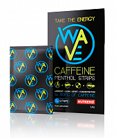 Освежающие ментоловые полоски Nutrend Wave Caffeine Menthol Strips (10x1400 мг)